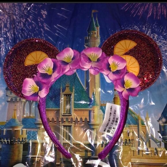 Disney Disney Parks EPCOT Flower & Garden Violet lemonade Purple Glitter EARS main image 4